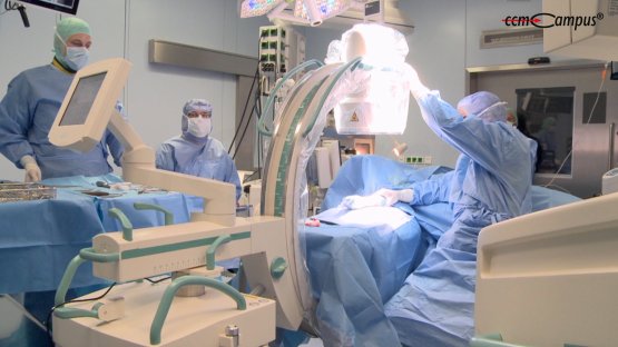 Kontrollbereich beim C-Bogen